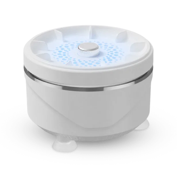Ein weißes Gerät PuriEasy in der Dreiviertelansicht